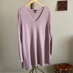 Eileen Fisher Lovely Lilac Tunic Sweater
